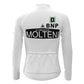 Molteni White Vintage Long Sleeve Cycling Jersey Matching Set