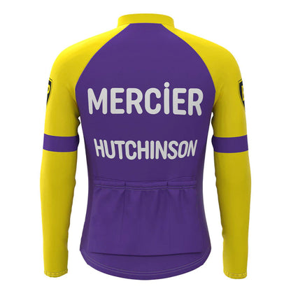 Mercier Hutchinson Purple Long Sleeve Cycling Jersey Matching Set