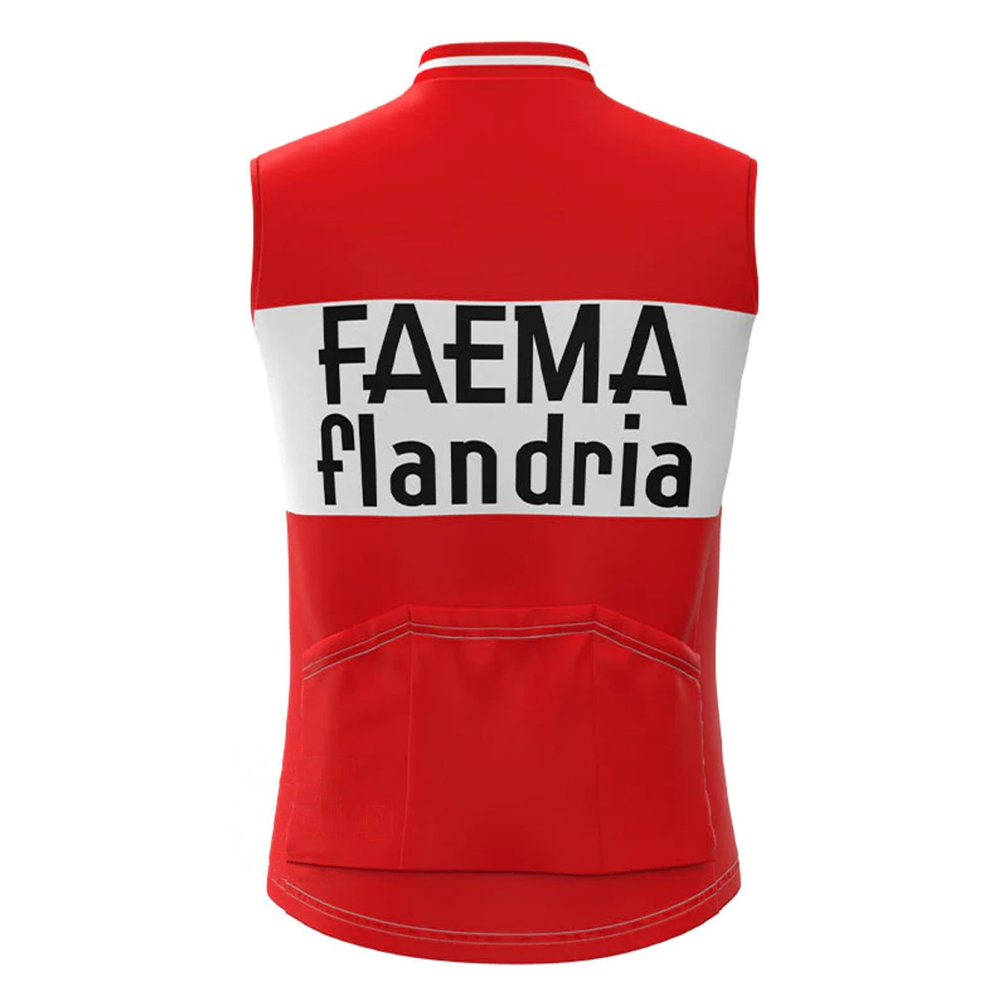 Faema Flandria Red Retro MTB Cycling Vest