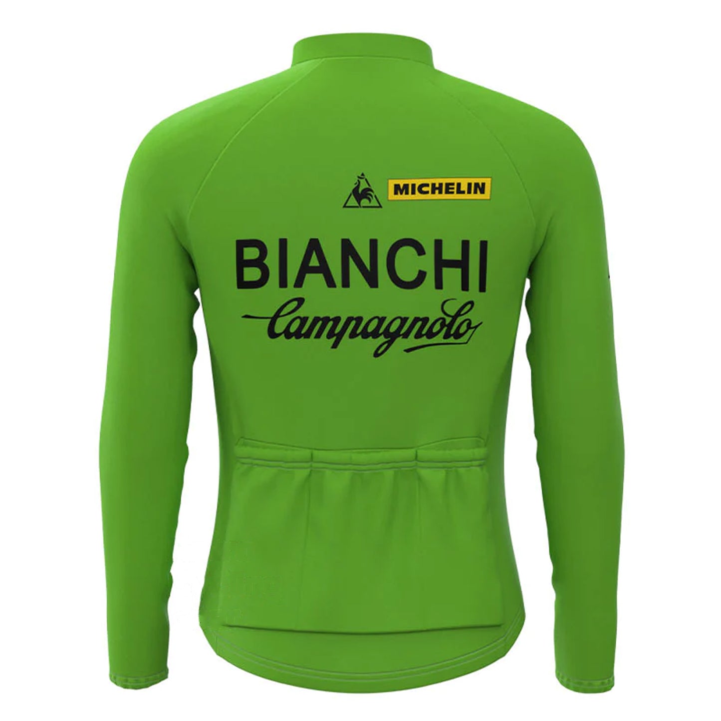 Bianchi Green Long Sleeve Cycling Jersey Matching Set