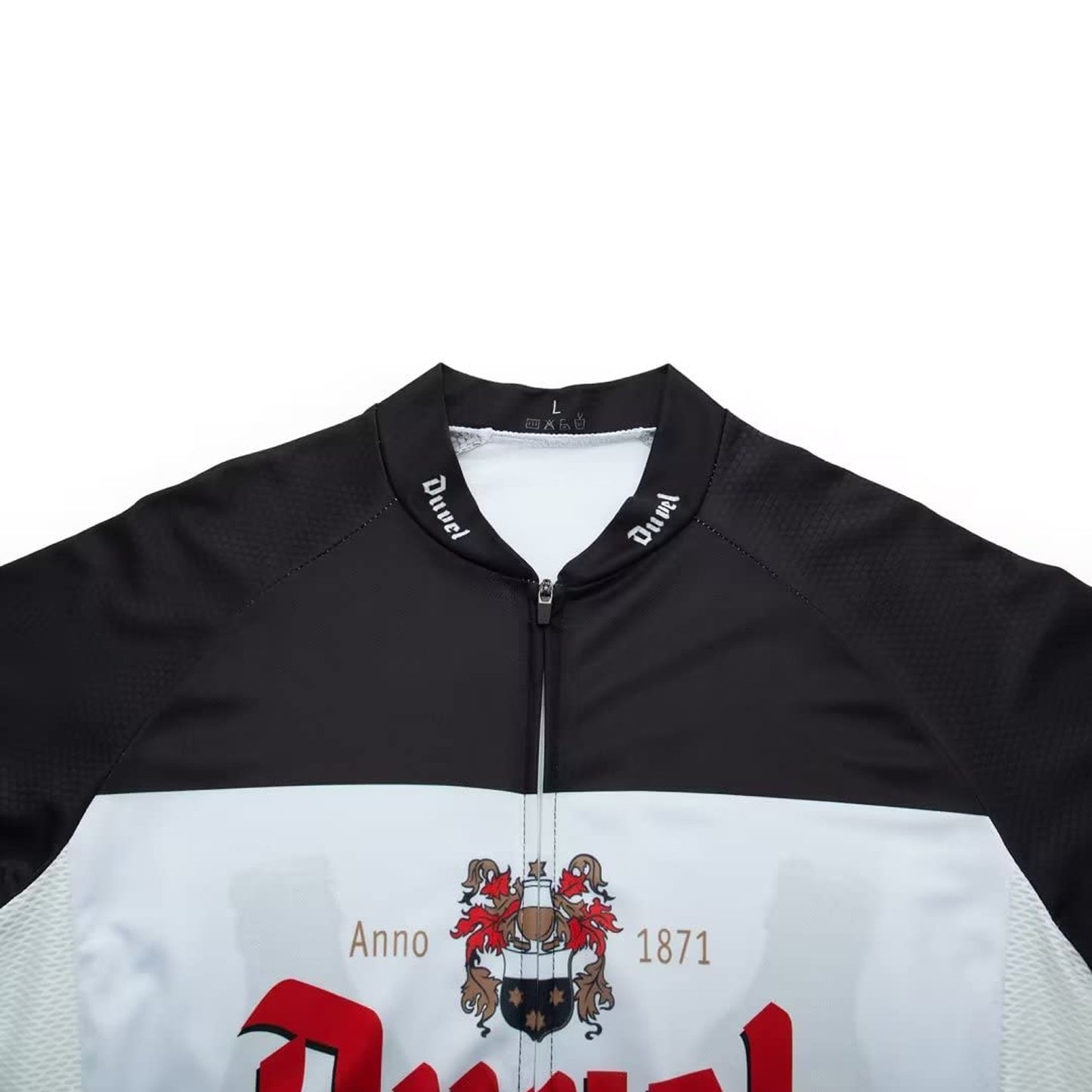 Beer Duvel Black Short Sleeve Cycling Jersey