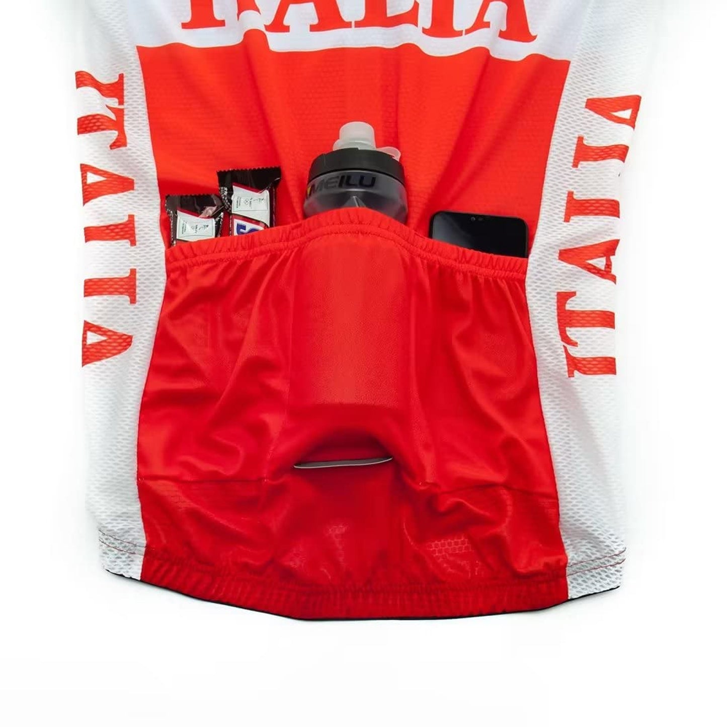 Italia Retro Funny MTB Short Sleeve Cycling Jersey Top