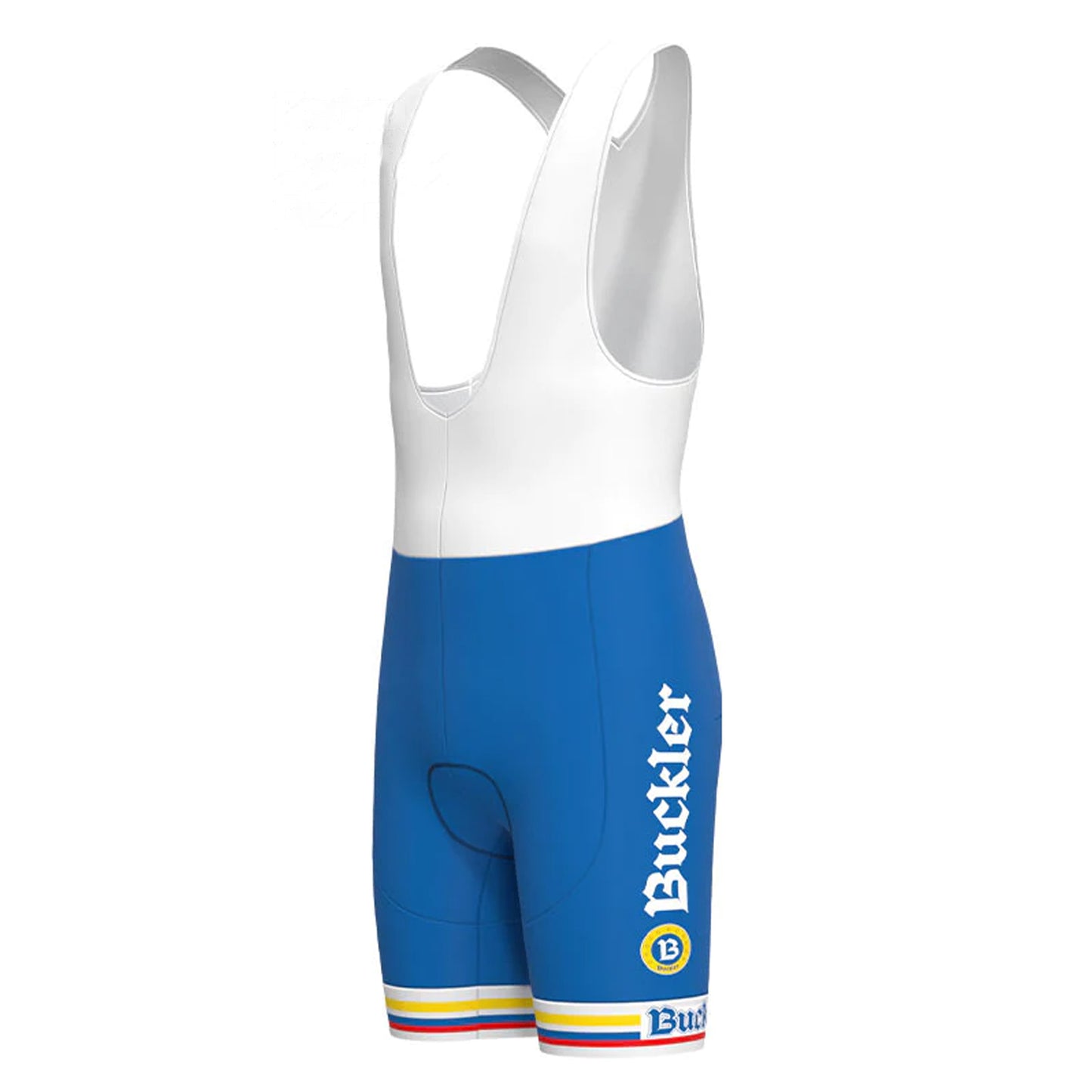 Buckler Blue Vintage Cycling Bib Shorts