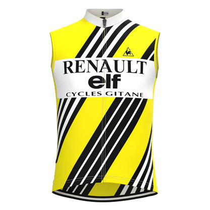 Renault ELF Yellow Retro MTB Cycling Vest