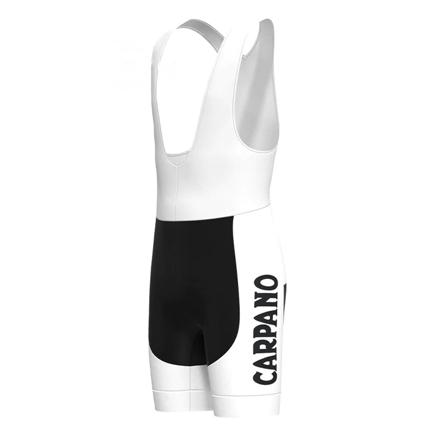 Carpano White Vintage Cycling Bib Shorts
