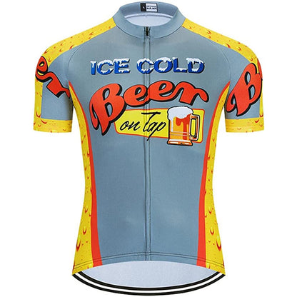 Ice Cold Beer Short Sleeve Cycling Jersey