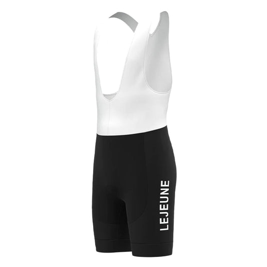 Lejeune Black Retro Cycling Bib Shorts