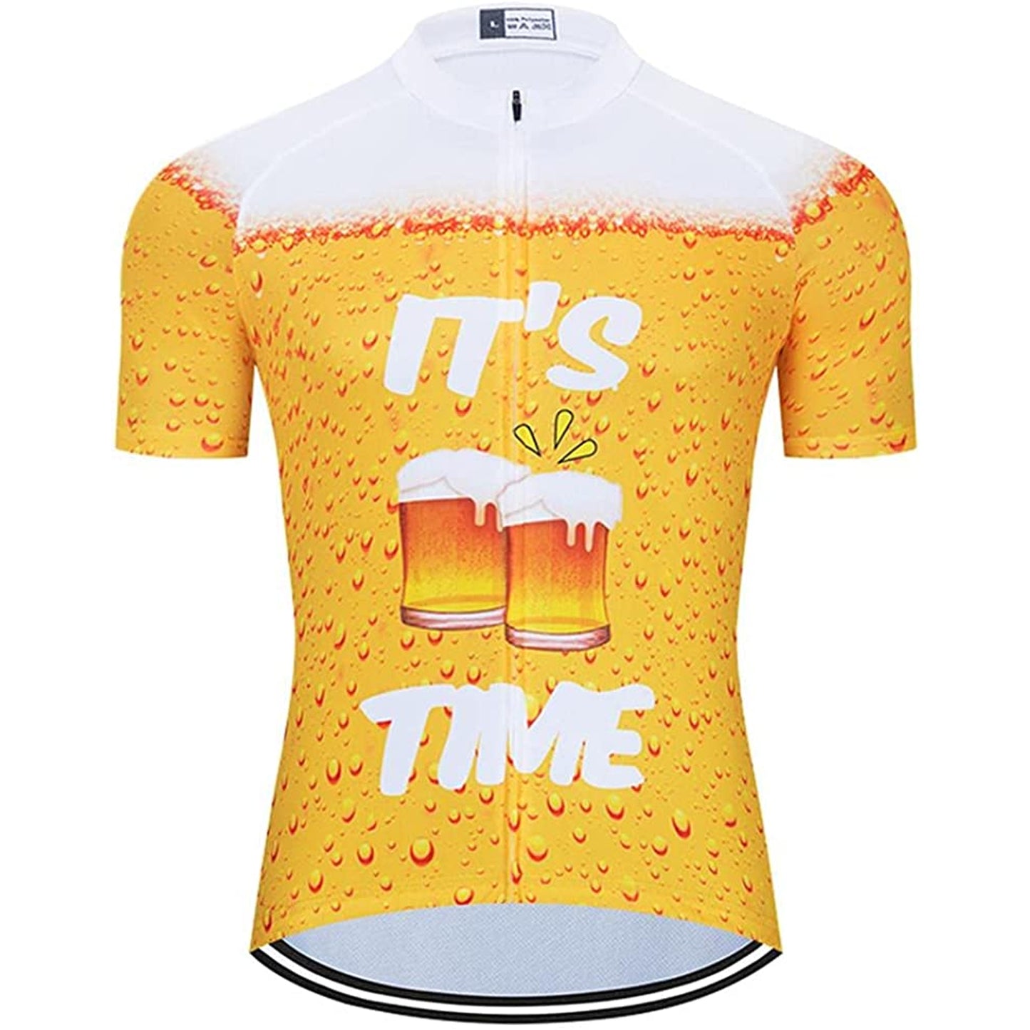 It's Beer Time Short Sleeve Cycling Jersey