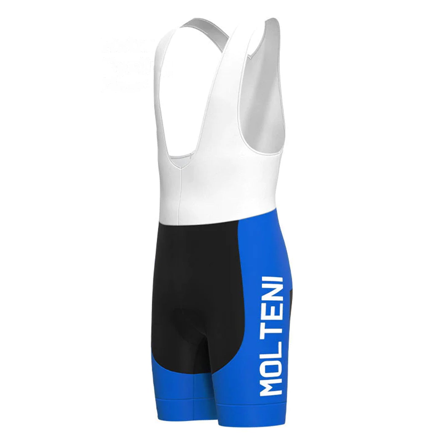 Molteni Blue Vintage Cycling Bib Shorts