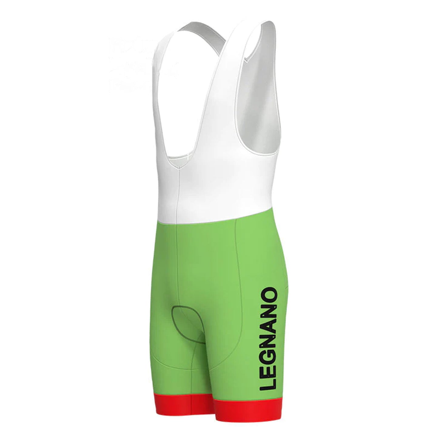 Legnano Green Vintage Cycling Bib Shorts