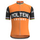 MOLTENI Orange Vintage Short Sleeve Cycling Jersey Matching Set