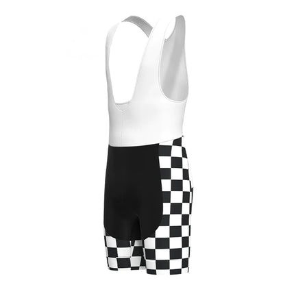 Peugeot Black Vintage Cycling Bib Shorts