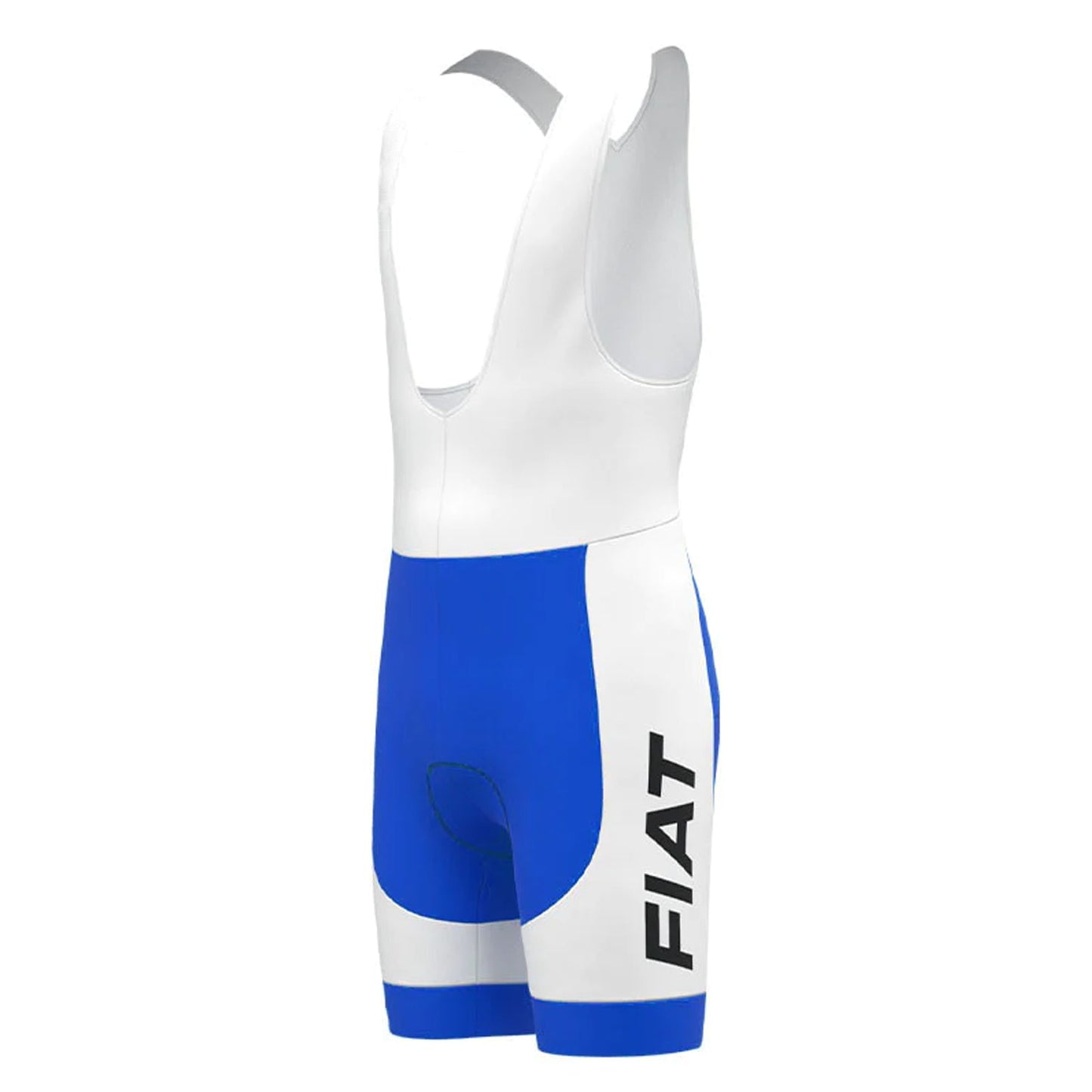 Fiat Blue Retro Cycling Bib Shorts