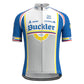 Buckler Blue Vintage Short Sleeve Cycling Jersey Matching Set
