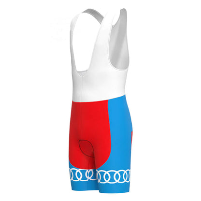 Gitane Red Vintage Cycling Bib Shorts