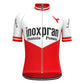 Inoxpran White Red Vintage Short Sleeve Cycling Jersey Top