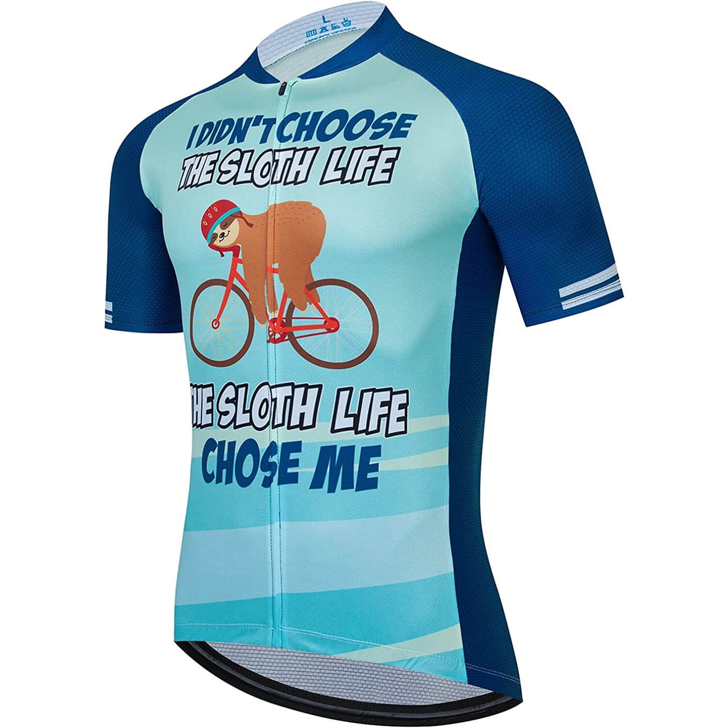 Sloth Funny Short Sleeve Cycling Jersey
