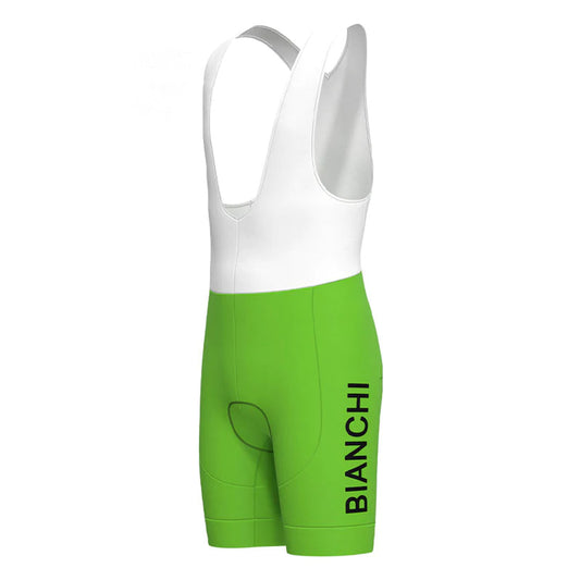 Bianchi Green Vintage Cycling Bib Shorts