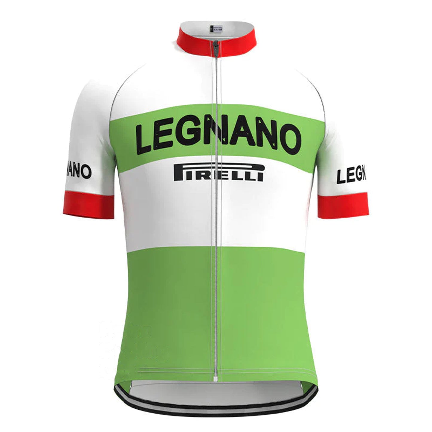 Legnano Green Vintage Short Sleeve Cycling Jersey Top