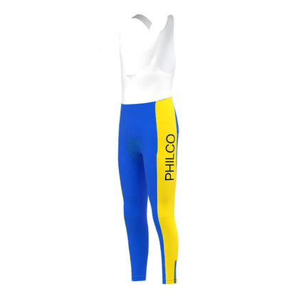 Philco Blue Yellow Retro MTB Bike Pants