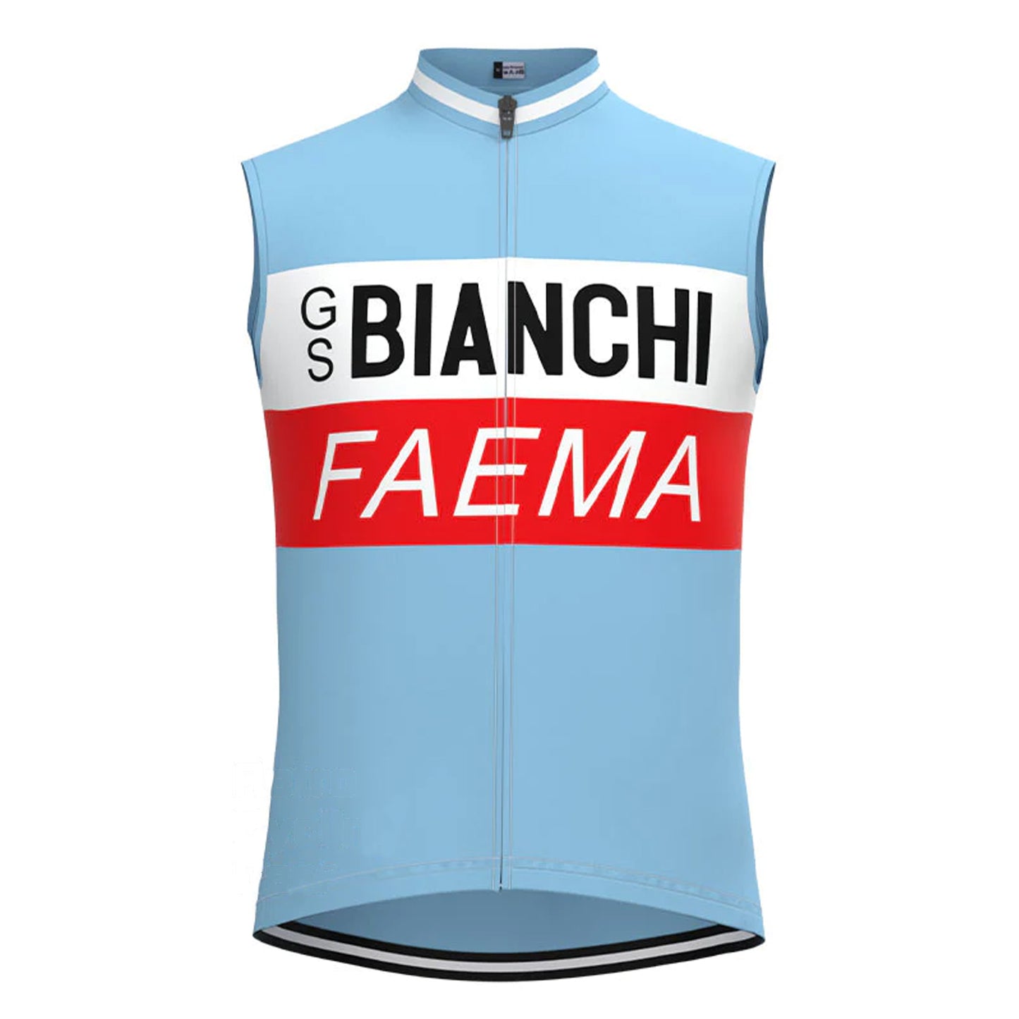 BIANCHI Red Blue Retro MTB Cycling Vest