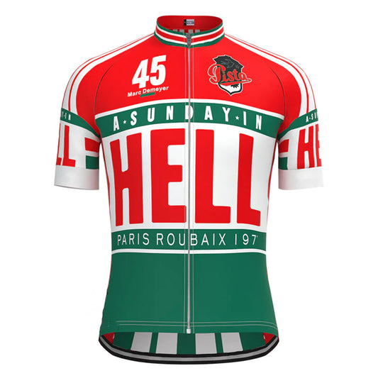A Sunday in Hell Rode vintage wielertrui Top