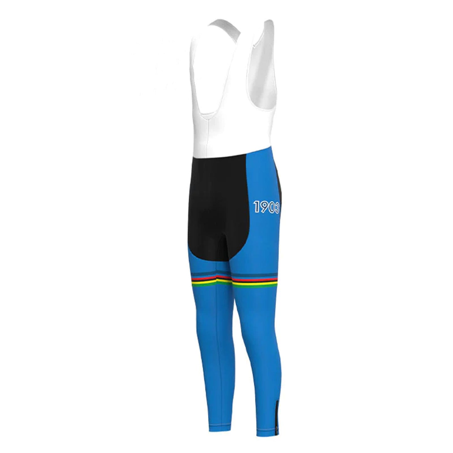 France Blue Retro MTB Bike Pants