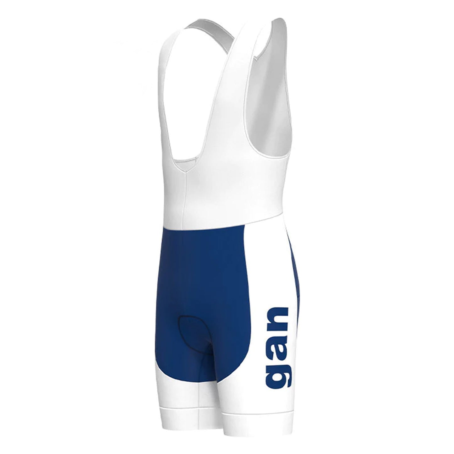 Gan Blue Vintage Cycling Bib Shorts