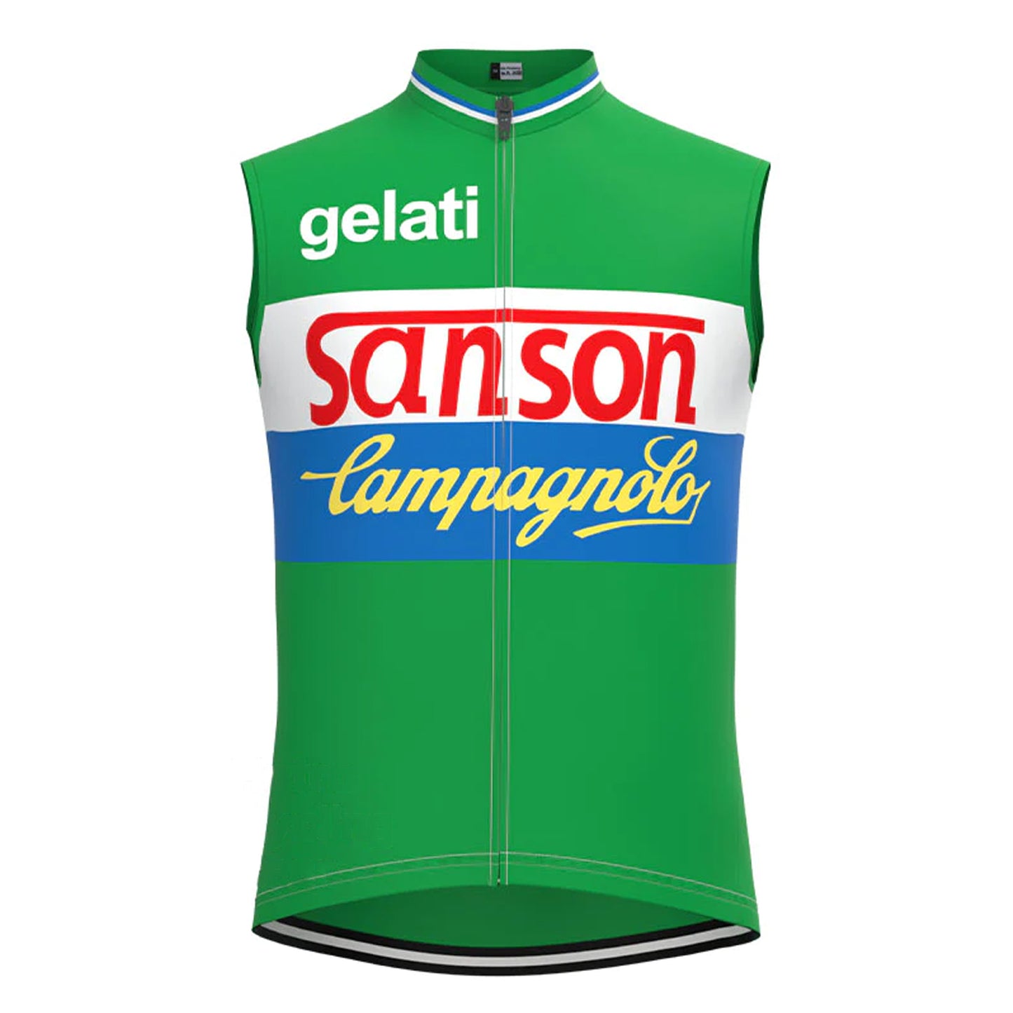 Gis Gelati Sanson Green Retro MTB Cycling Vest