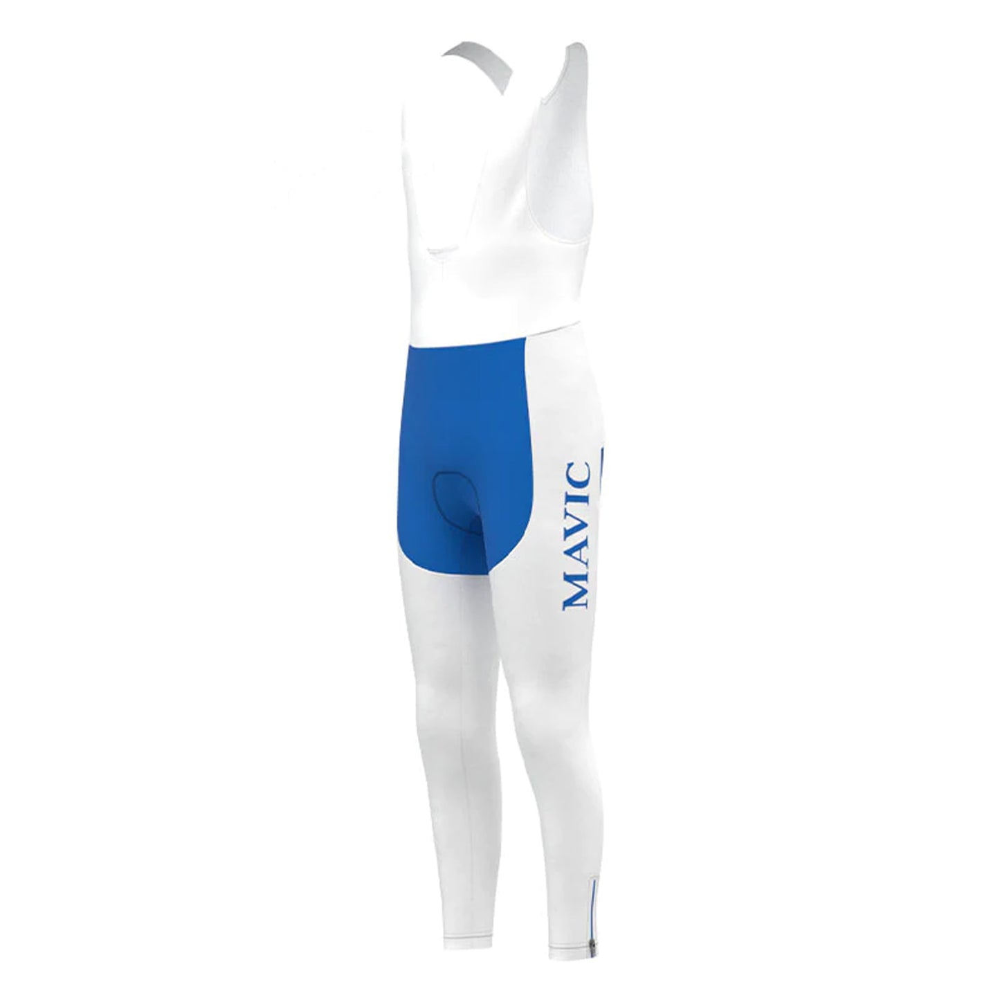 Boston Mavic White Blue Retro MTB Bike Pants