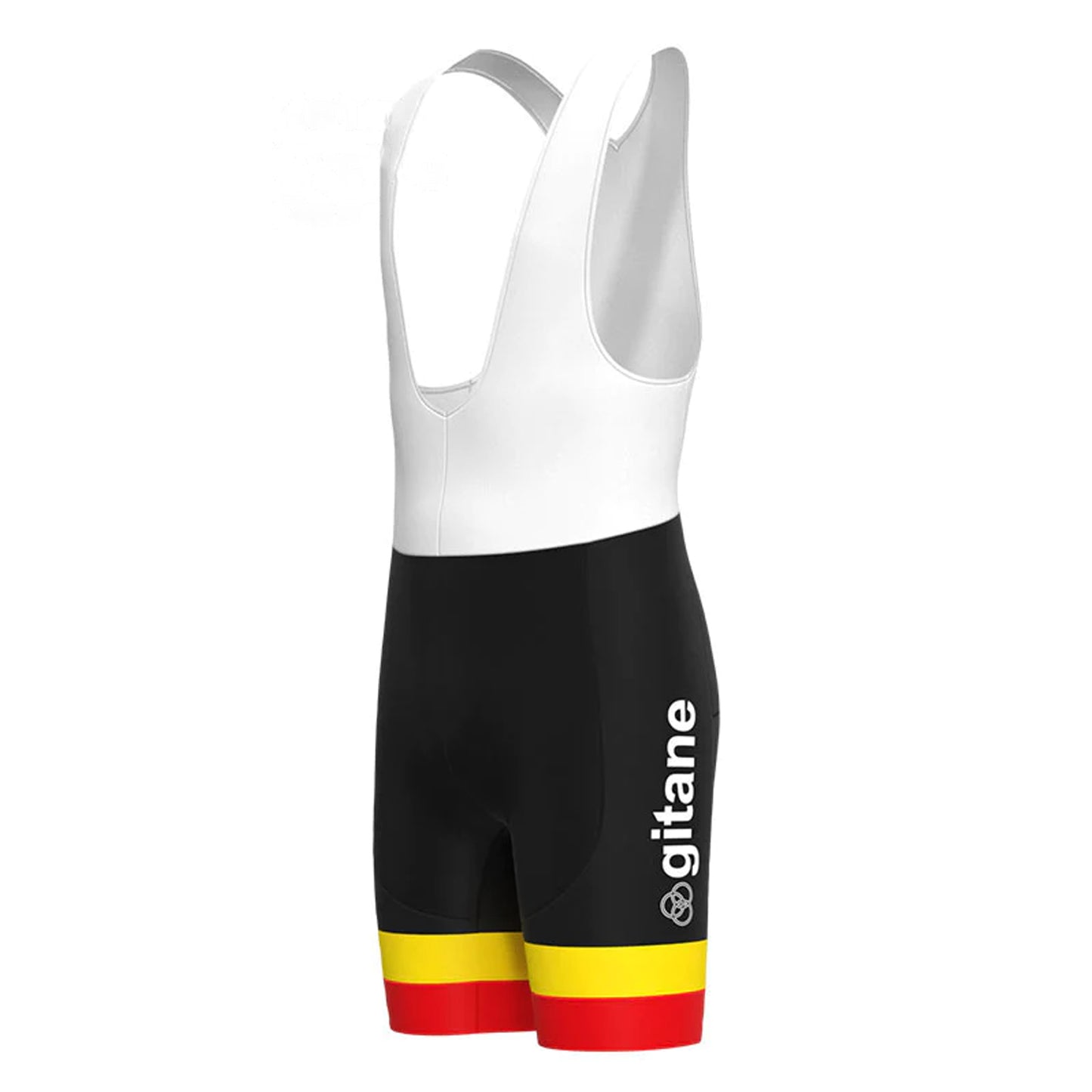 Gitane Black Red Vintage Cycling Bib Shorts