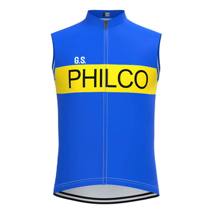 Philco Blue Retro MTB Cycling Vest