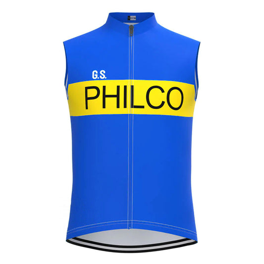Philco Blue Retro MTB Cycling Vest