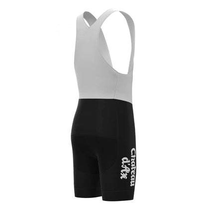 Chateau d'Ax Black Vintage Cycling Bib Shorts