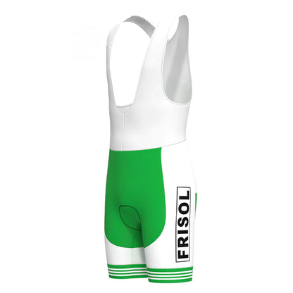 Frisol Green Vintage Cycling Bib Shorts