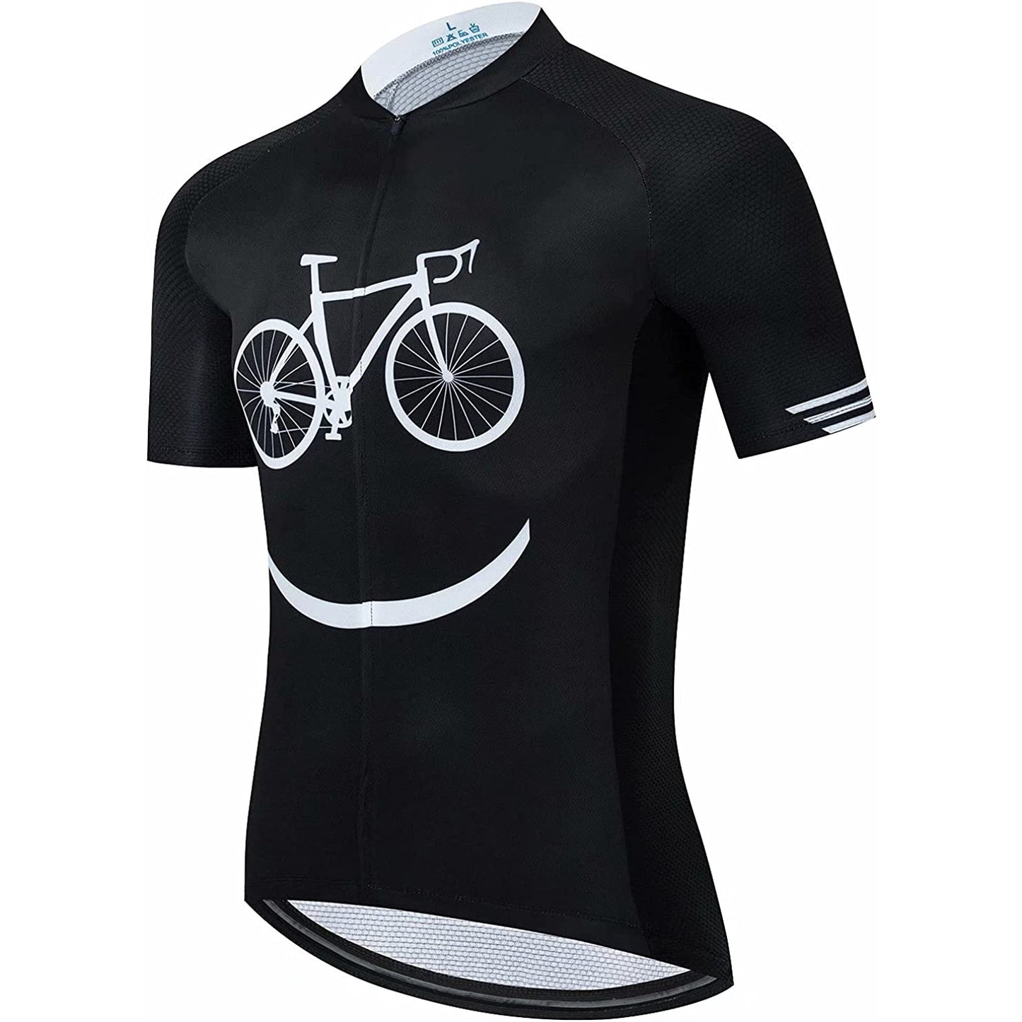 Black Short Sleeve Cycling Jersey