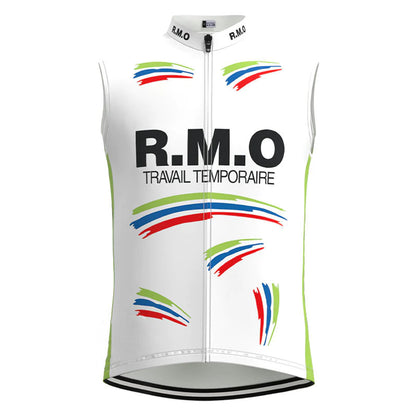 R.M.O White Retro MTB Cycling Vest