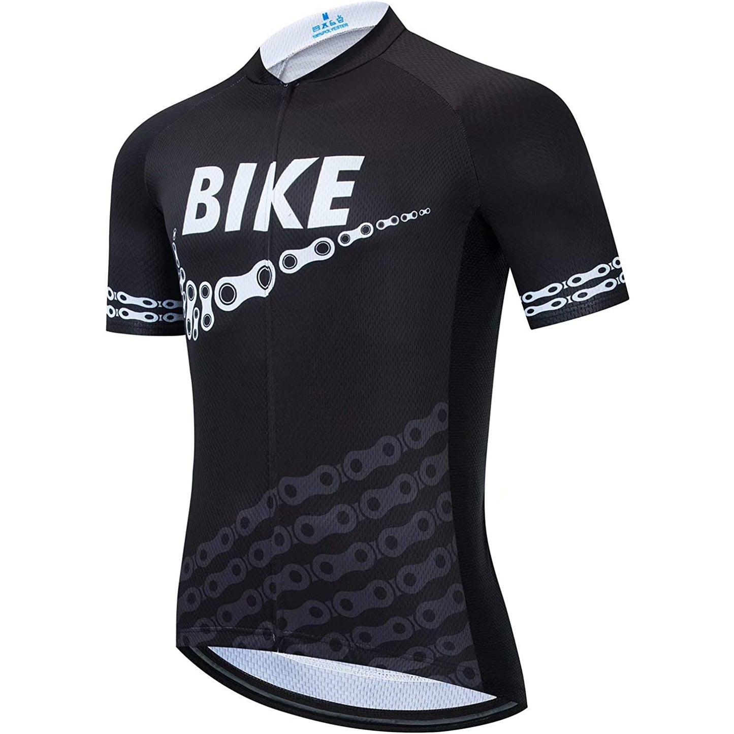 Chain Black Short Sleeve Cycling Jersey