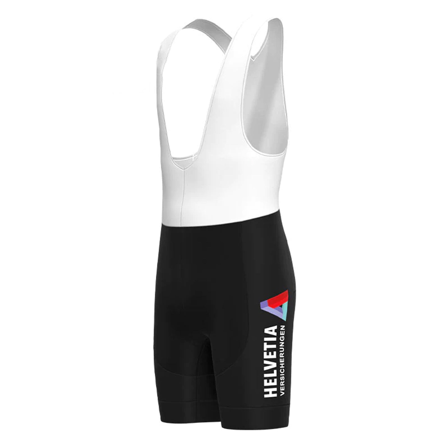 Helvetia La Suisse Black Vintage Cycling Bib Shorts