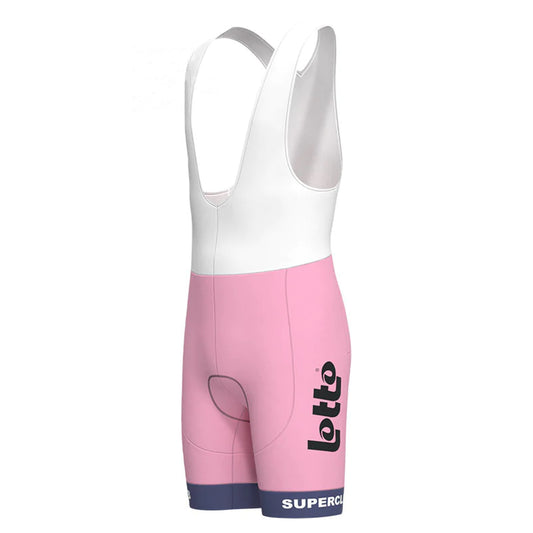 Lotto Pink Vintage Cycling Bib Shorts