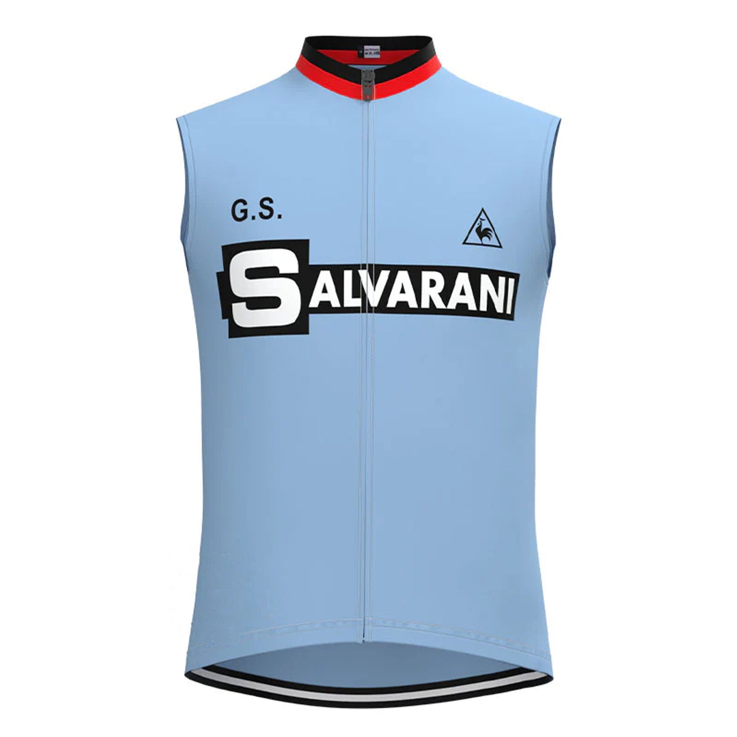 SALVARANI Blue Retro MTB Cycling Vest