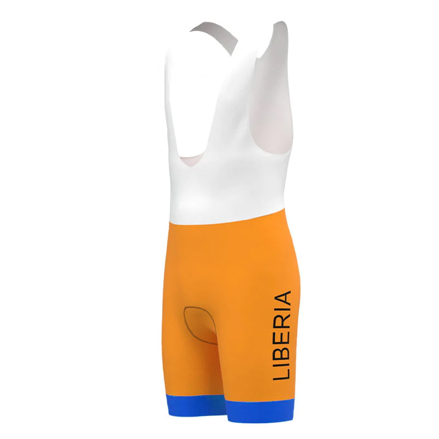 LIBERIA Grammont Orange Vintage Cycling Bib Shorts