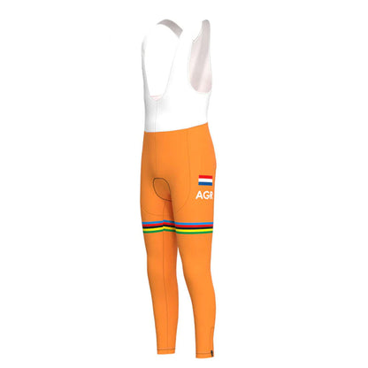 Holland Orange Retro MTB Bike Pants