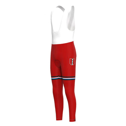 Amsterdam Red Retro MTB Bike Pants
