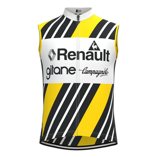 Renault Yellow Retro MTB Cycling Vest