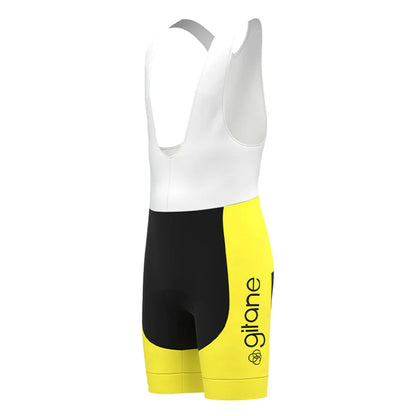 Miko Gitane Campagnolo Yellow Vintage Cycling Bib Shorts