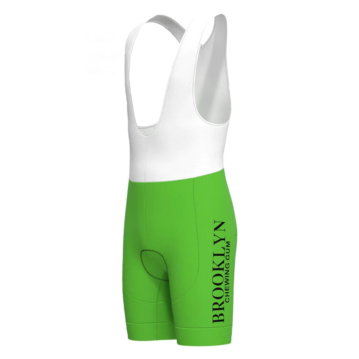 Brooklyn Green Vintage Short Sleeve Cycling Jersey Matching Set