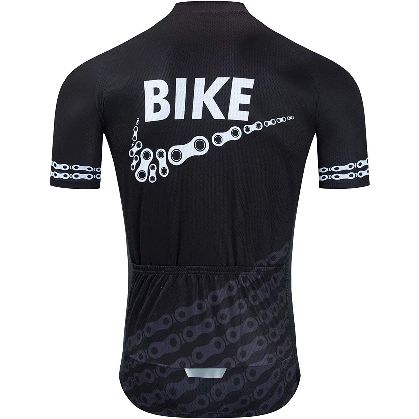 Chain Black Short Sleeve Cycling Jersey