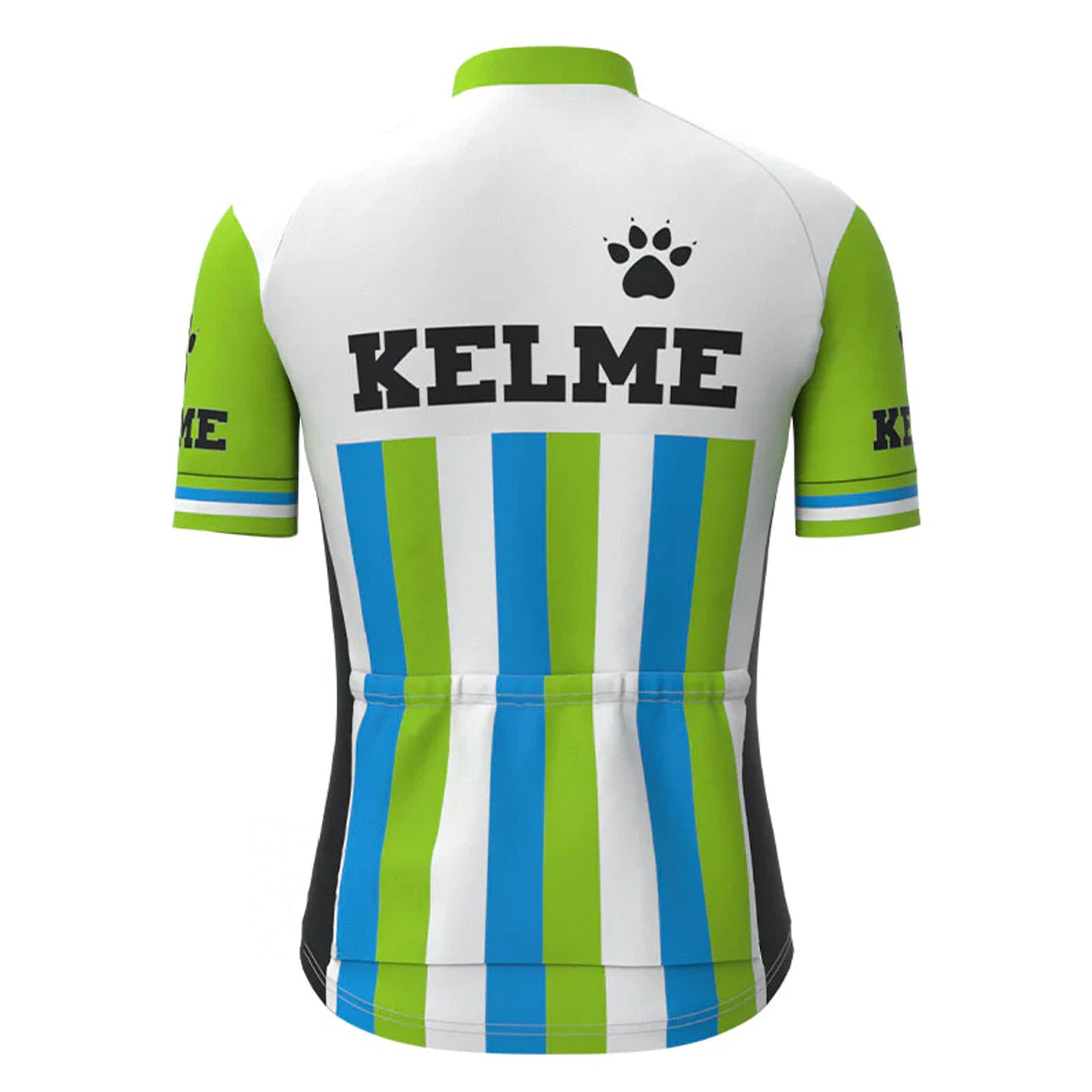 Kelme Green Vintage Short Sleeve Cycling Jersey Top