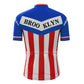 Brooklyn Blue Vintage Short Sleeve Cycling Jersey Matching Set